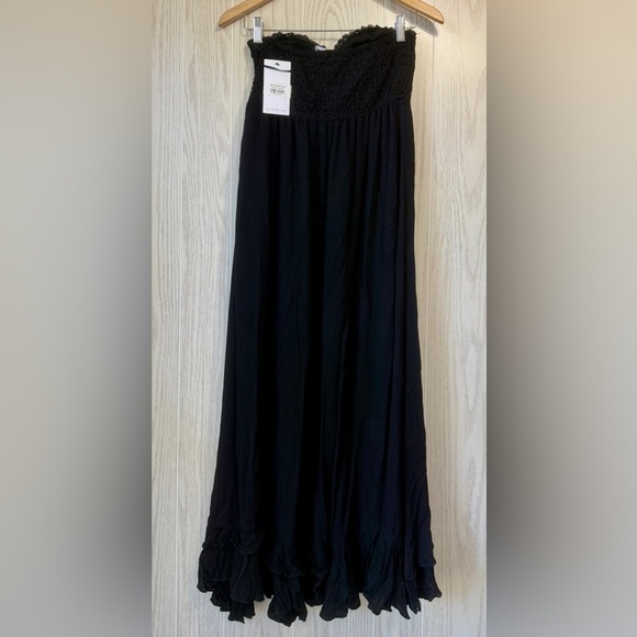 Blue B Black Strapless Dress Lace Bodice Size L NWT - Picture 3 of 6